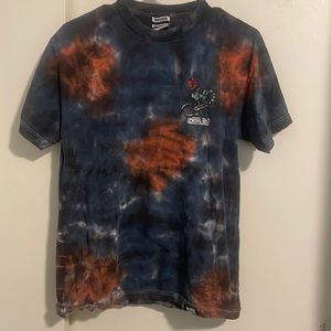 Tie-dyed shirt from Zumiez